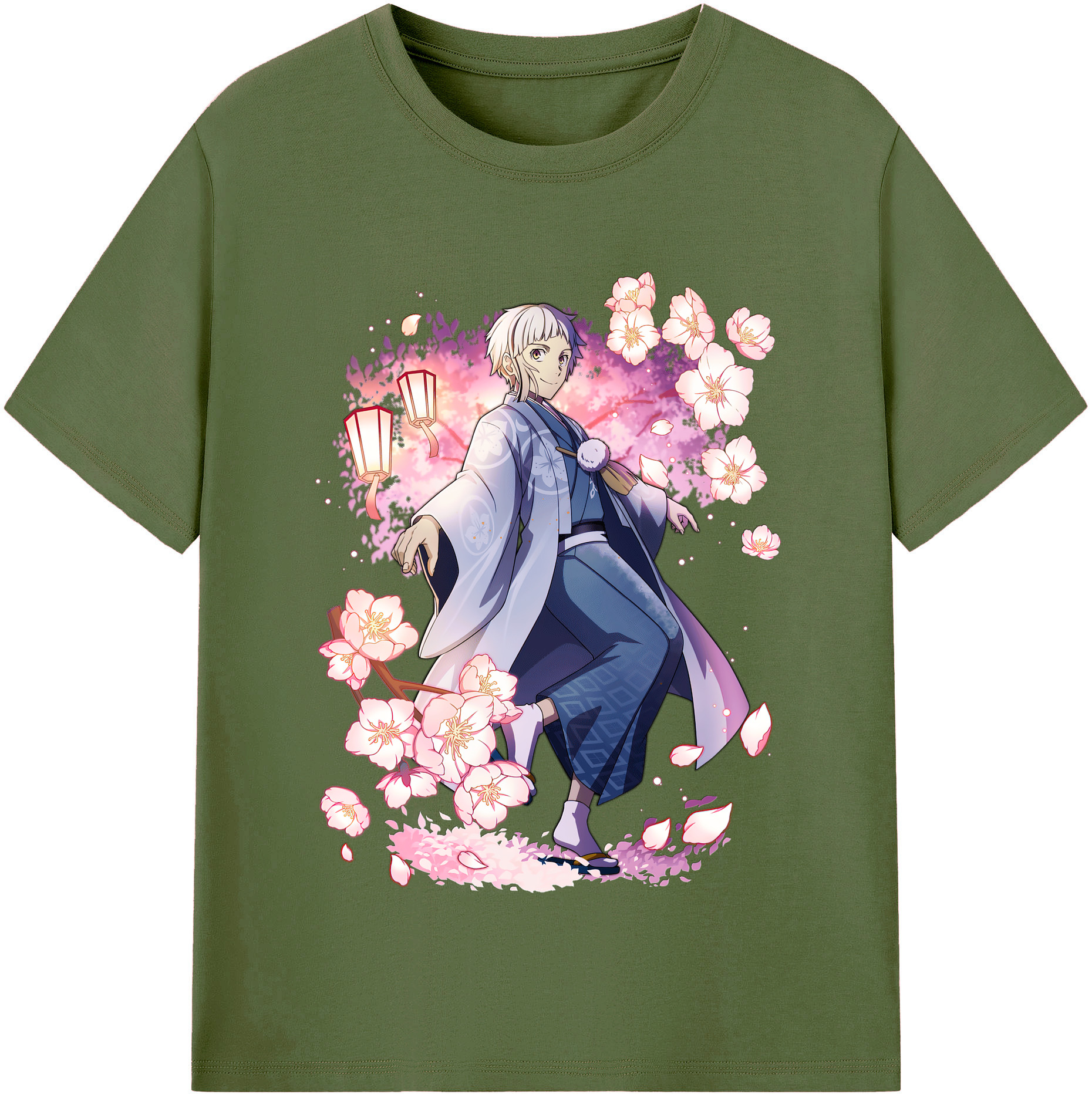 （画像用） 文豪ストレイドッグス Bungo Stray Dogs 綿100％半袖Tシャツ（フロントプリント）